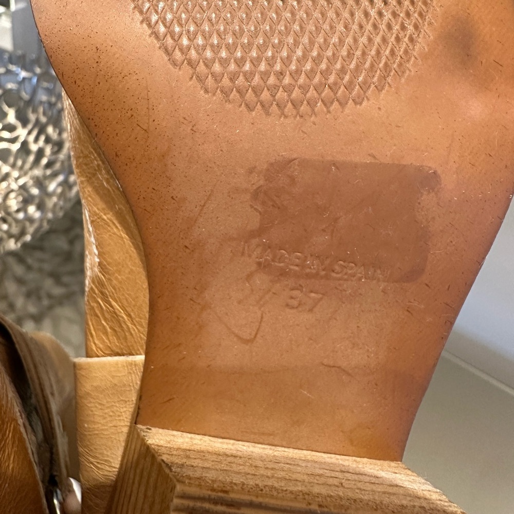 L’Intervalle Tan Made in Spain Western Cowboy Country Ankle Boots (Size 37) - Picture 11 of 11